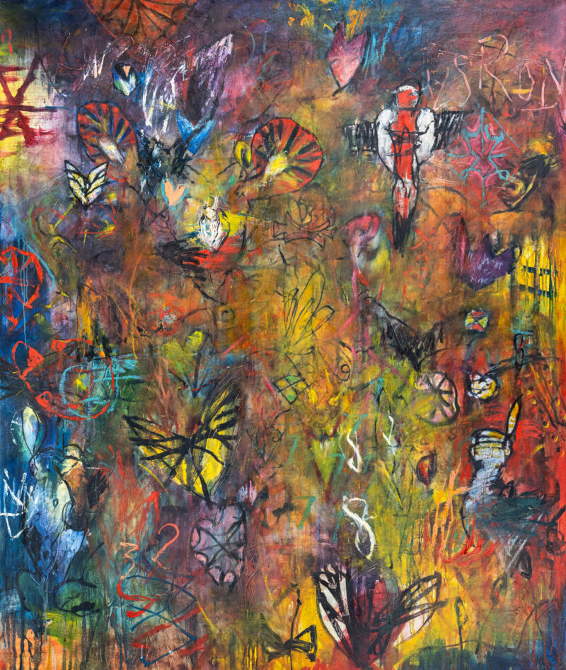 Birds Cry, 62x52, oil on canvas, 1989