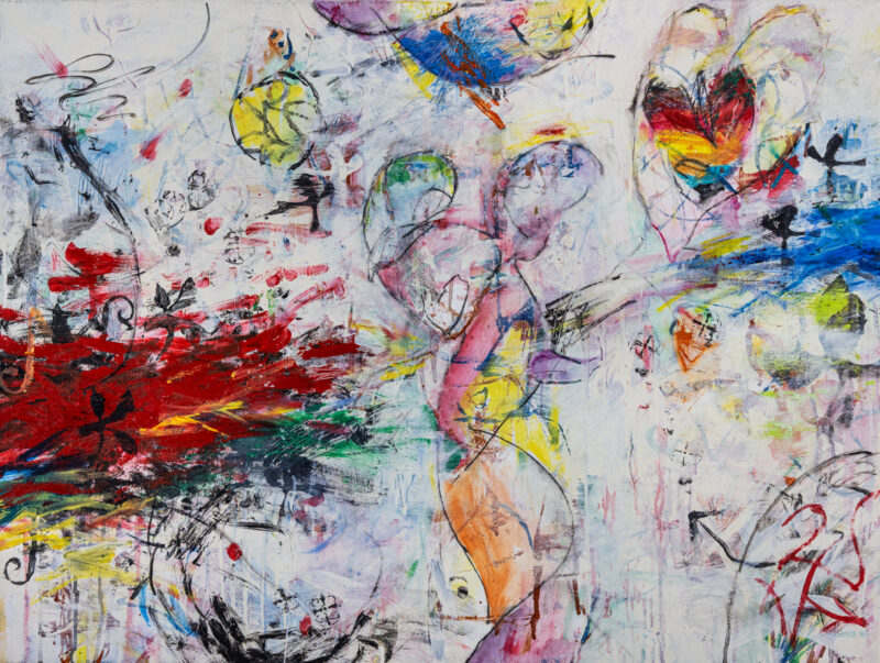 Hydra, 30x40, oil, oil stick on canvas, 2014