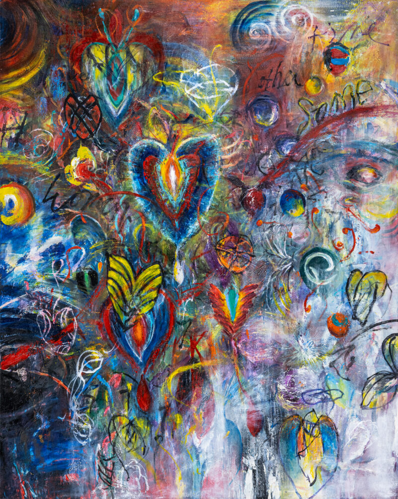 My Secret, 60x48, oil & wax on canvas, 2006