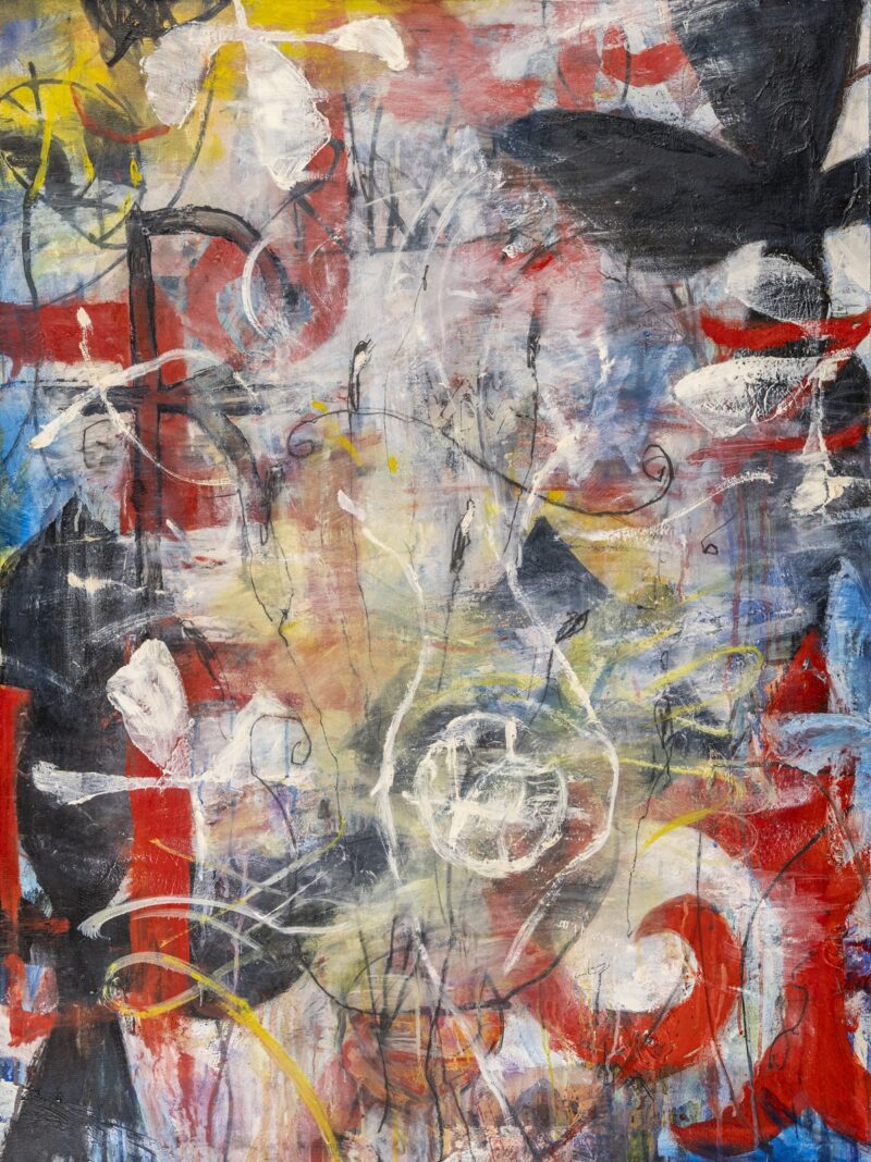 Purge, 40x30, oil & wax on canvas, 2003