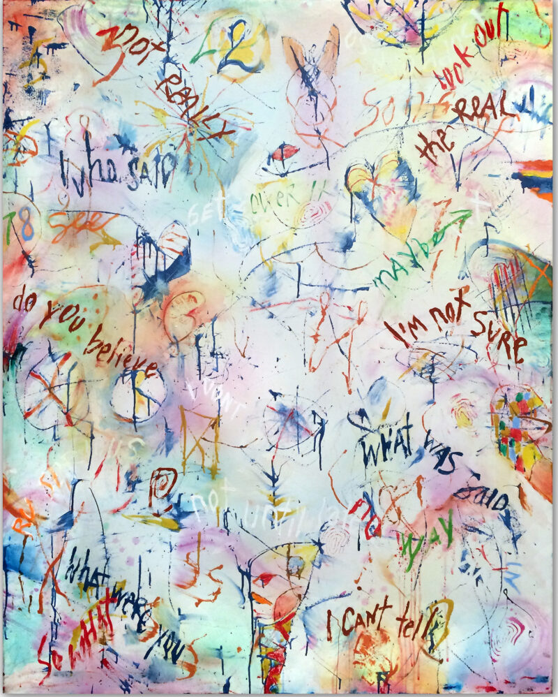 Random Thoughts, 48 x 36, oil on canvas, 2017