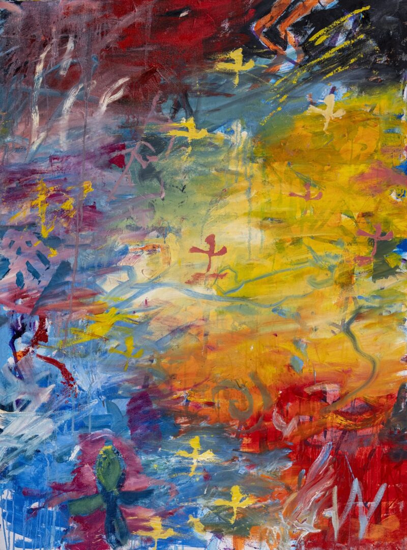 Red Star, 40x30, oil on canvas, 2025