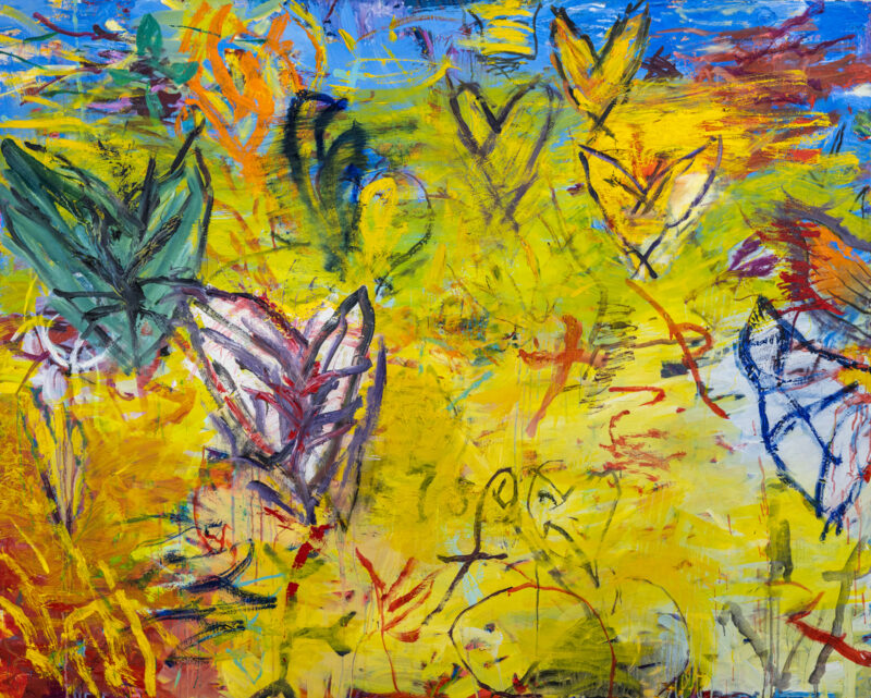 Songbirds Sing, 48x60, oil on canvas, 2023