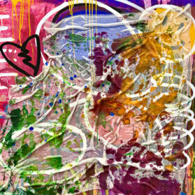 Messy Love, 40x40